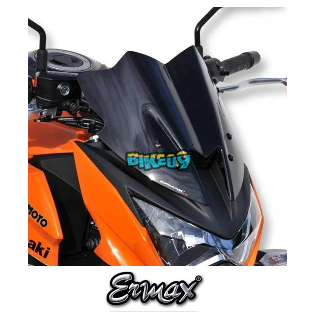 ERMAX 스포츠 스크린 | 블랙 | 가와사키 Z 800 - 윈드 쉴드 스크린 오토바이 튜닝 부품 E030356084