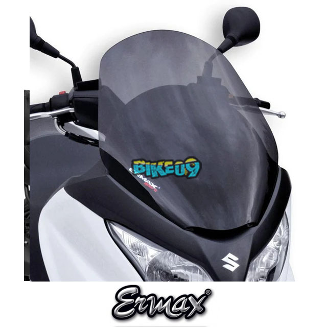 ERMAX 스포츠 스크린 | 클리어 | 스즈키 버그만 125 07-16 - 윈드 쉴드 스크린 오토바이 튜닝 부품 E030401084