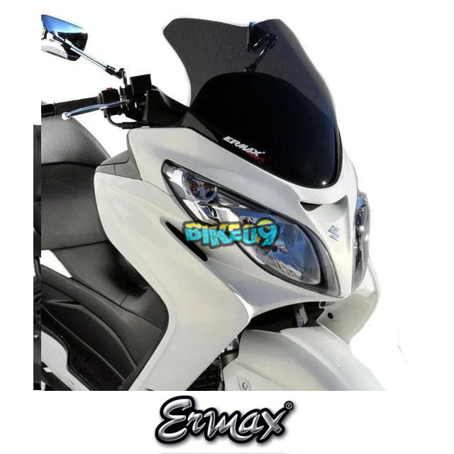 ERMAX 스포츠 스크린 | 클리어 | 스즈키 버그만 400 06-16 - 윈드 쉴드 스크린 오토바이 튜닝 부품 E030401085