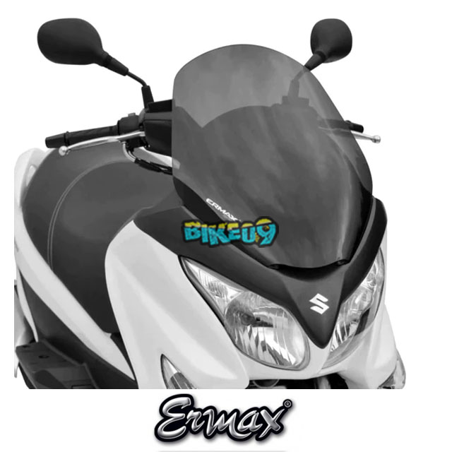 ERMAX 스포츠 스크린 | 클리어 | 스즈키 버그만 200 07-22 - 윈드 쉴드 스크린 오토바이 튜닝 부품 E030401111