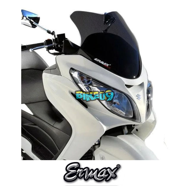 ERMAX 스포츠 스크린 | 블랙 | 스즈키 버그만 400 06-16 - 윈드 쉴드 스크린 오토바이 튜닝 부품 E030456085
