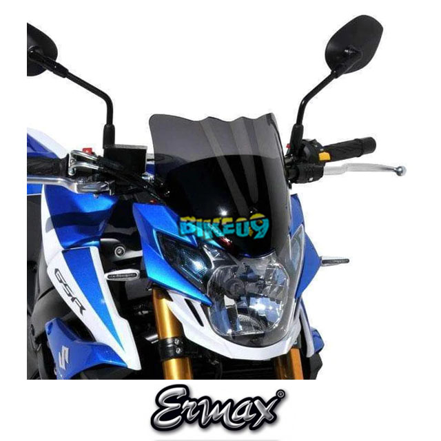 ERMAX 스포츠 스크린 | 다크 스모크 | 스즈키 GSR 750 11-16 - 윈드 쉴드 스크린 오토바이 튜닝 부품 E030403104