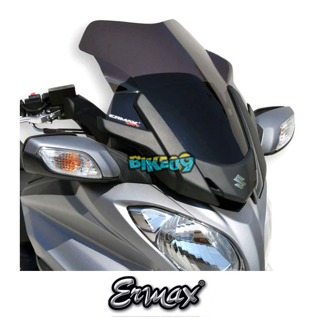 ERMAX 스포츠 스크린 | 블랙 | 스즈키 버그만 650 13- - 윈드 쉴드 스크린 오토바이 튜닝 부품 E030456110