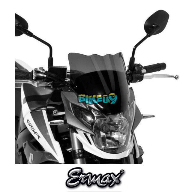ERMAX 스포츠 스크린 | 블랙 | 스즈키 GSR 750 11-16 - 윈드 쉴드 스크린 오토바이 튜닝 부품 E030456104