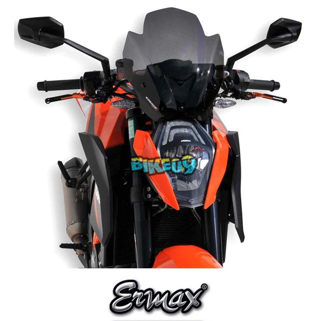 ERMAX 스포츠 스크린 | 다크 스모크 | KTM 1290 슈퍼듀크 R 14-16 - 윈드 쉴드 스크린 오토바이 튜닝 부품 E035403004