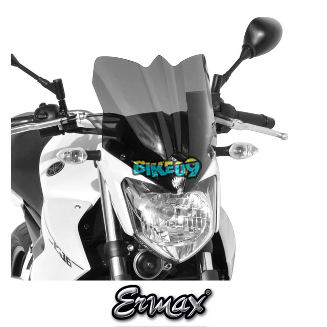 ERMAX 스포츠 스크린 | 클리어 | 야마하 FZ8 10-17 - 윈드 쉴드 스크린 오토바이 튜닝 부품 E060201108