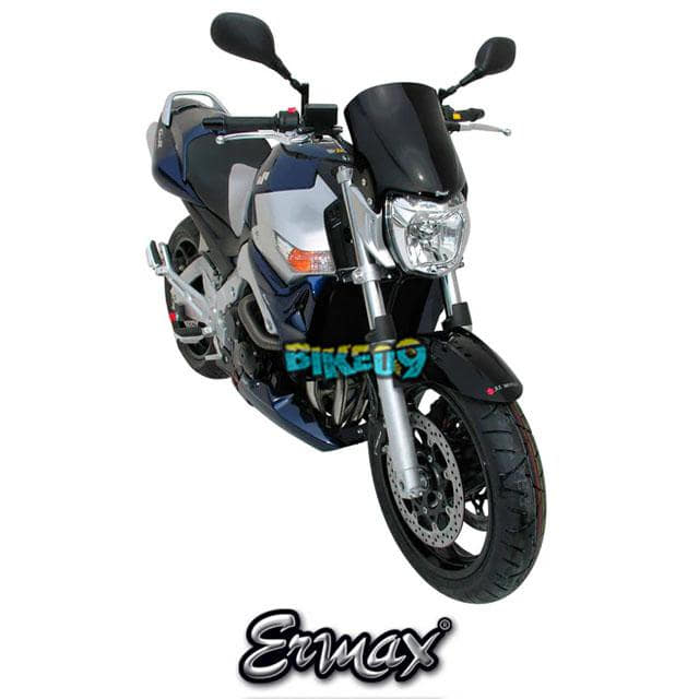 ERMAX 스포츠 스크린 | 블랙 | 스즈키 GSR 600 06-07 - 윈드 쉴드 스크린 오토바이 튜닝 부품 E060456080