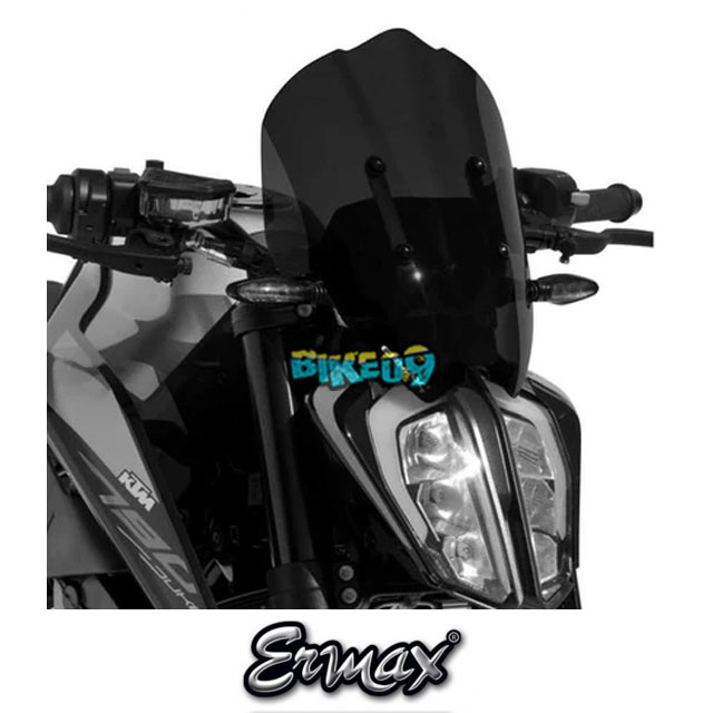 ERMAX 스포츠 스크린 | KTM 790 듀크 18-20 - 윈드 쉴드 스크린 오토바이 튜닝 부품 E0654K06