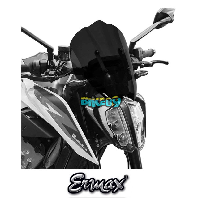 ERMAX 레이싱 스크린 | KTM 890 듀크 20- - 윈드 쉴드 스크린 오토바이 튜닝 부품 E0654K12