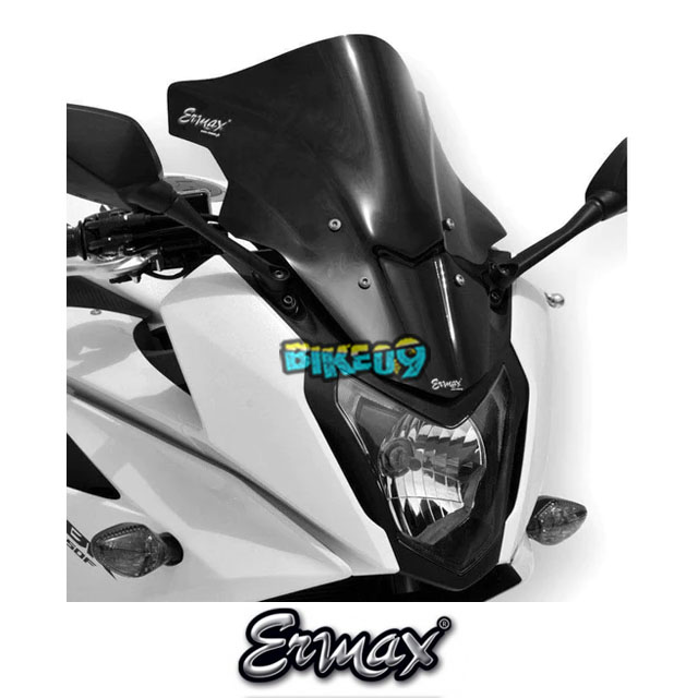 ERMAX 레이싱 스크린 | 클리어 | 혼다 CBR 650 F 14-16 - 윈드 쉴드 스크린 오토바이 튜닝 부품 E070101149