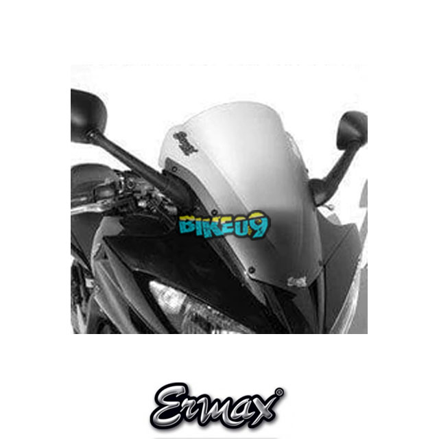 ERMAX 레이싱 스크린 | 블랙 | 야마하 FZ6 S2 07-10 - 윈드 쉴드 스크린 오토바이 튜닝 부품 E070256087