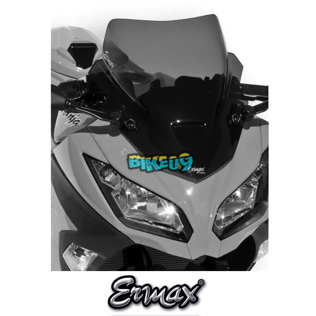 ERMAX 레이싱 스크린 | 클리어 | 가와사키 닌자 300 13-16 - 윈드 쉴드 스크린 오토바이 튜닝 부품 E070301085
