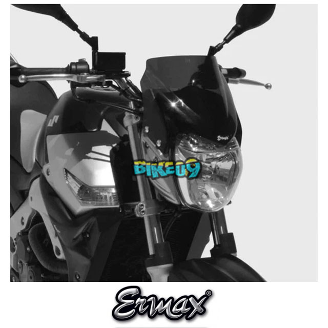 ERMAX 스포츠 스크린 | 라이트 스모크 | 스즈키 GSR 600 06-11 - 윈드 쉴드 스크린 오토바이 튜닝 부품 E070454080