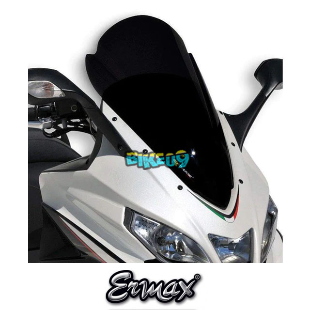 ERMAX 레이싱 스크린 | 블랙 | 아프릴리아 SRV 850 12-17 - 윈드 쉴드 스크린 오토바이 튜닝 부품 E070856038
