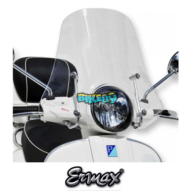 ERMAX 스포티보 스크린 | 클리어 | 피아지오 베스파 GTS 125/250/300 06- - 윈드 쉴드 스크린 오토바이 튜닝 부품 ESP1301GMS