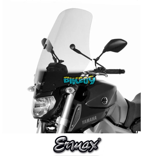 ERMAX 투어링 스크린 | 라이트 스모크 | 야마하 MT-09 14-16 - 윈드 쉴드 스크린 오토바이 튜닝 부품 ETO0254117