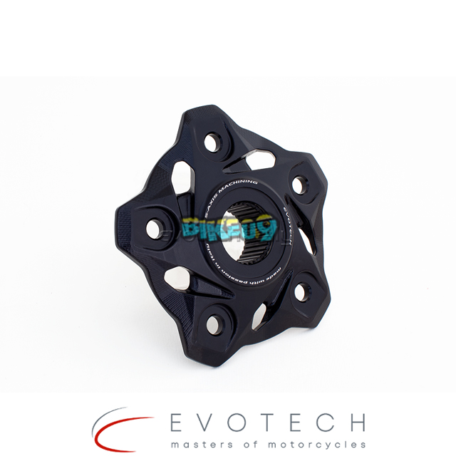 에보텍 이탈리아 두카티 하이퍼모타드 950 5홀 크라운 홀더 (색상 옵션 : 레드, 블랙) - 오토바이 튜닝 부품 PCOR-08-04