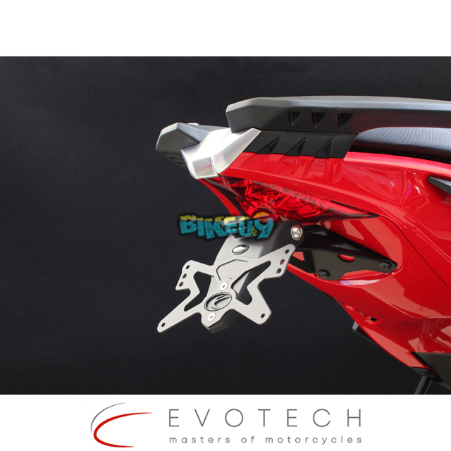에보텍 이탈리아 아프릴리아 RSV4/RR/RF/투오노 V4/RS4 125/카포노드 번호판 홀더 - 오토바이 튜닝 부품 ESTR-1005