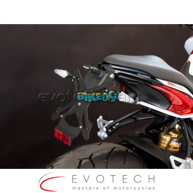 에보텍 이탈리아 MV 아구스타 브루탈레 드랙스터 800 번호판 홀더 완성품 - 오토바이 튜닝 부품 ESTR-0507