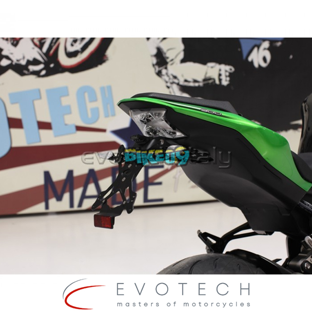 에보텍 이탈리아 가와사키 Z900 17-22 / Z H2 1000 20 번호판 홀더 - 오토바이 튜닝 부품 ESTR-0421
