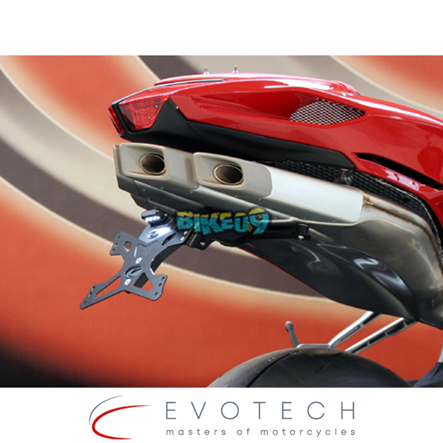 에보텍 이탈리아 MV 아구스타 F4 (10-12) 번호판 홀더 - 오토바이 튜닝 부품 ESTR-0502