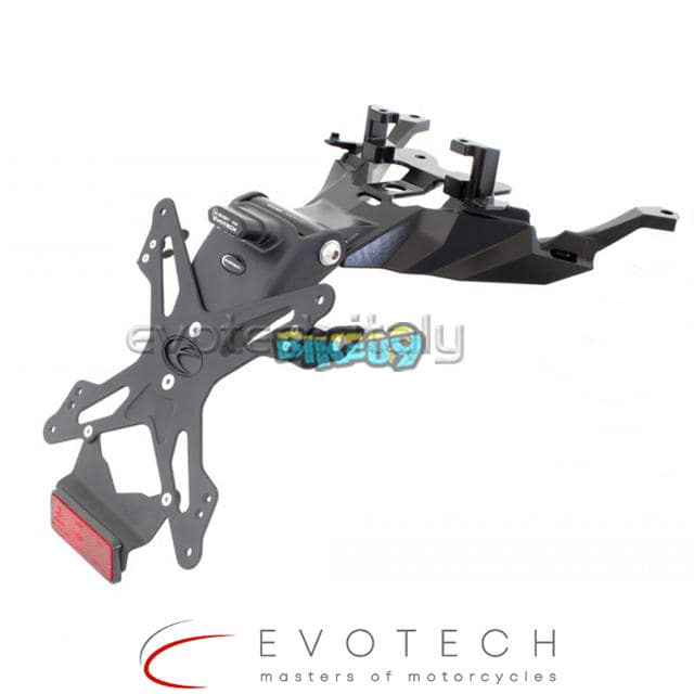 에보텍 이탈리아 혼다 X-Adv (17-19) 조절 가능한 번호판 홀더 - 오토바이 튜닝 부품 ESTR-0122