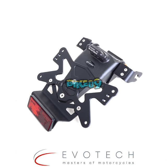 에보텍 이탈리아 KTM 1290 슈퍼듀크 RR (21) 조절 가능한 번호판 홀더 - 오토바이 튜닝 부품 ESTR-0916