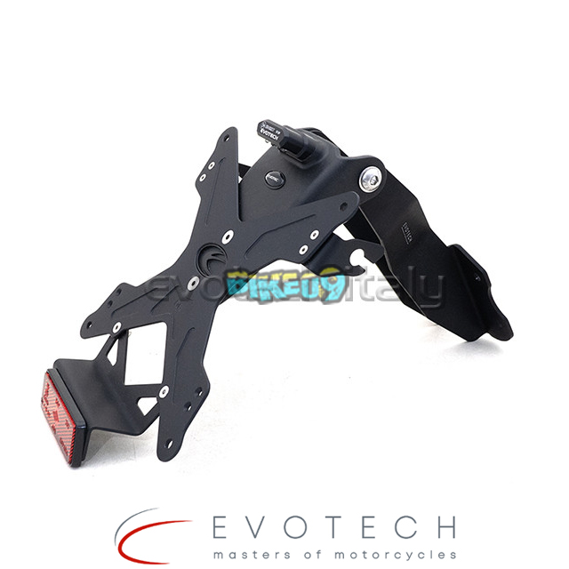 에보텍 이탈리아 야마하 트레이서 9 (23) 조절 가능한 번호판 홀더 - 오토바이 튜닝 부품 ESTR-0227