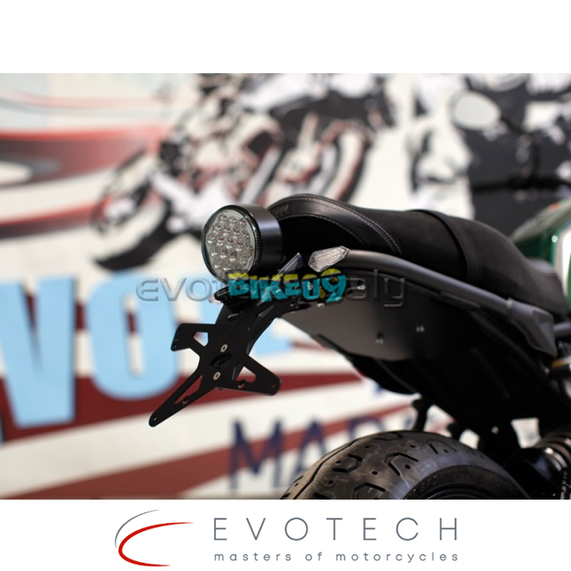 에보텍 이탈리아 야마하 XSR700 조절 가능한 번호판 홀더 - 오토바이 튜닝 부품 ESTR-0222