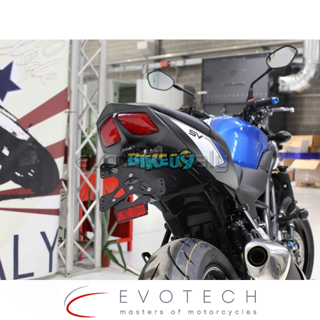 에보텍 이탈리아 스즈키 SV650 (16-22) 번호판 홀더 - 오토바이 튜닝 부품 ESTR-0317