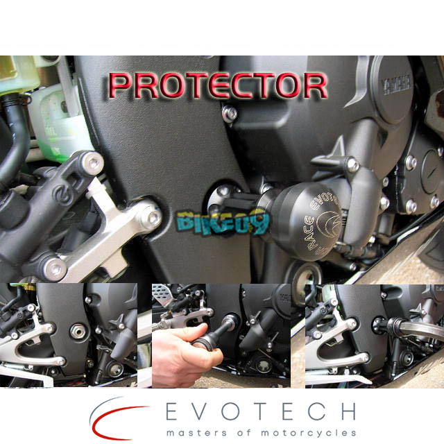 에보텍 이탈리아 야마하 R1 04-06 엔진 프로텍터 - 오토바이 튜닝 부품 PRO0204
