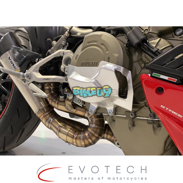 에보텍 이탈리아 두카티 스트리트파이터 V4 S 우측 엔진 가드 (색상옵션 : 레드, 블랙) - 오토바이 튜닝 부품 PRO-08-11