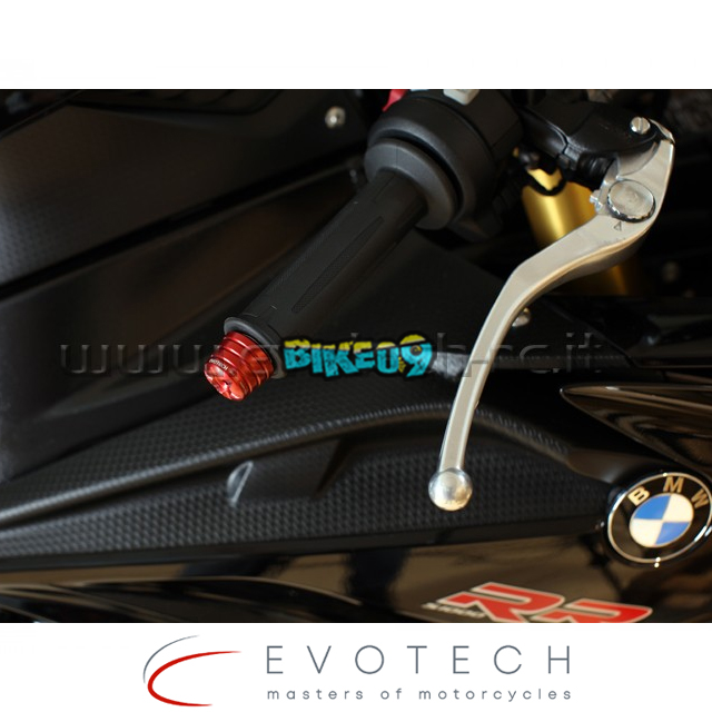 에보텍 이탈리아 BMW 모토라드 S1000RR 핸들바 카운터웨이트 (색상 옵션 : 레드, 블랙, 블루, 골드, 실버, 티타늄) - 오토바이 튜닝 부품 FS-BMW 모토라드S