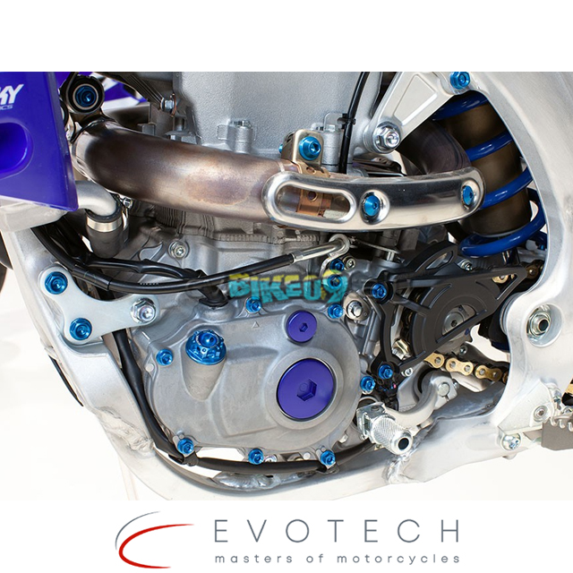 에보텍 이탈리아 야마하 YZ 250 F 엔진 볼트 키트 (색상옵션 : 레드, 블랙, 블루, 골드, 실버) - 오토바이 튜닝 부품 KVM-0202