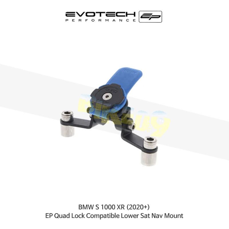 에보텍 BMW S1000XR (2020+) Quad Lock 호환 핸들바 클램프 네비게이션 마운트 PRN014568-015626-03