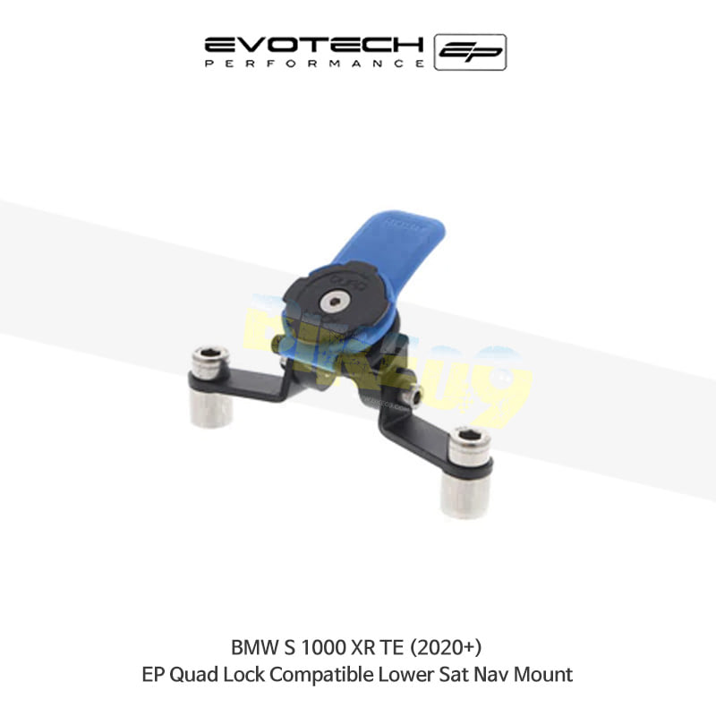 에보텍 BMW S1000XR TE (2020+) Quad Lock 호환 핸들바 클램프 네비게이션 마운트 PRN014568-015626-04