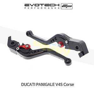 에보텍 DUCATI 두카티 파니갈레 V4S Corse (19-20) 오토바이 숏 브레이크레바 클러치레바 세트 PRN002407-002409-56