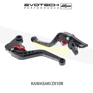에보텍 KAWASAKI 가와사키 ZX10R (04-05) 오토바이 숏 브레이크레바 클러치레바 세트 PRN002402-002446-02