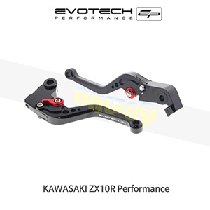 에보텍 KAWASAKI 가와사키 ZX10R Performance (19-20) 오토바이 숏 브레이크레바 클러치레바 세트 PRN002402-002407-06