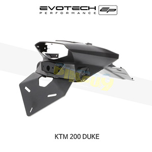 에보텍 KTM 200듀크 (12-16) 오토바이 휀다리스킷 번호판브라켓 PRN003040-003041-010812-02