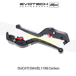에보텍 DUCATI 두카티 디아벨 Carbon (11-18) 오토바이 접이식 브레이크레바 클러치레바 세트 PRN002406-002408-59