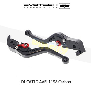 에보텍 DUCATI 두카티 디아벨 Carbon (11-18) 오토바이 숏 브레이크레바 클러치레바 세트 PRN002407-002409-57