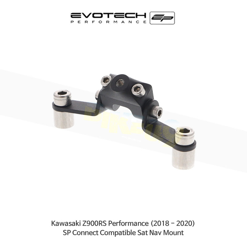 에보텍 KAWASAKI 가와사키 Z900RS Performance (18-20) 오토바이 SP Connect 네비 휴대폰 거치대 PRN014677-015388-04