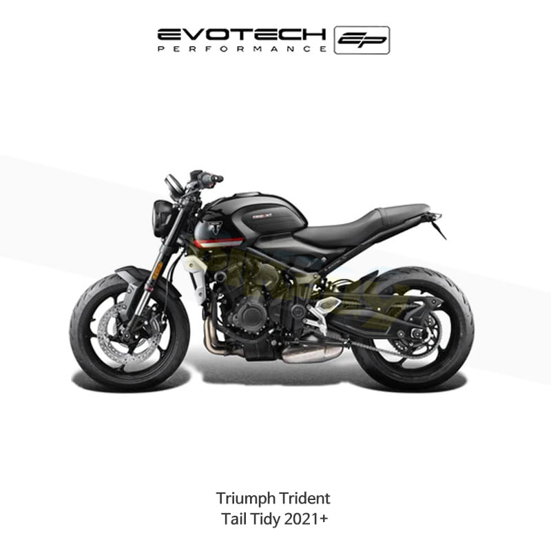 에보텍 TRIUMPH 트라이엄프 Trident (2021+) 오토바이 휀다리스킷 번호판브라켓 PRN015396-01
