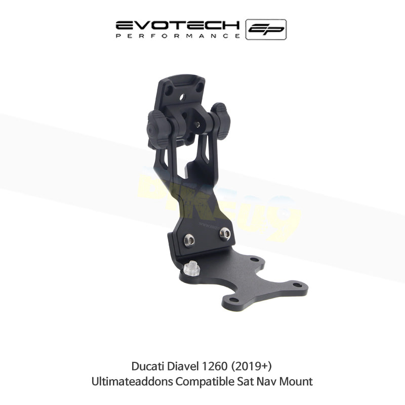 에보텍 DUCATI 두카티 디아벨1260 (2019+) 오토바이 Ultimate Addons 네비 휴대폰 거치대 PRN014569-014650-01