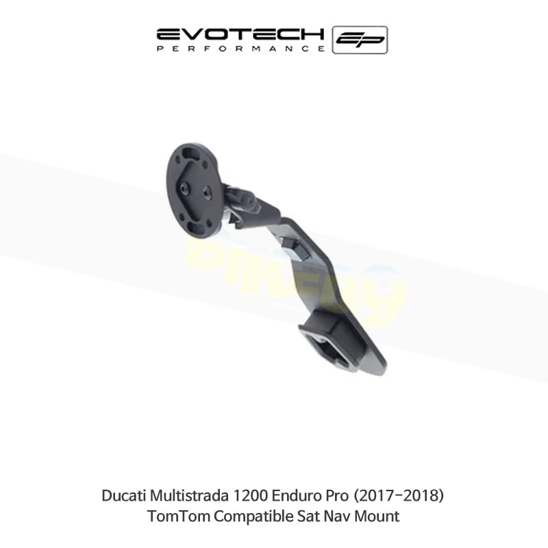 에보텍 DUCATI 두카티 멀티스트라다1200 Enduro Pro (17-18) 오토바이 TomTom 네비 휴대폰 거치대 PRN014359-014567-12