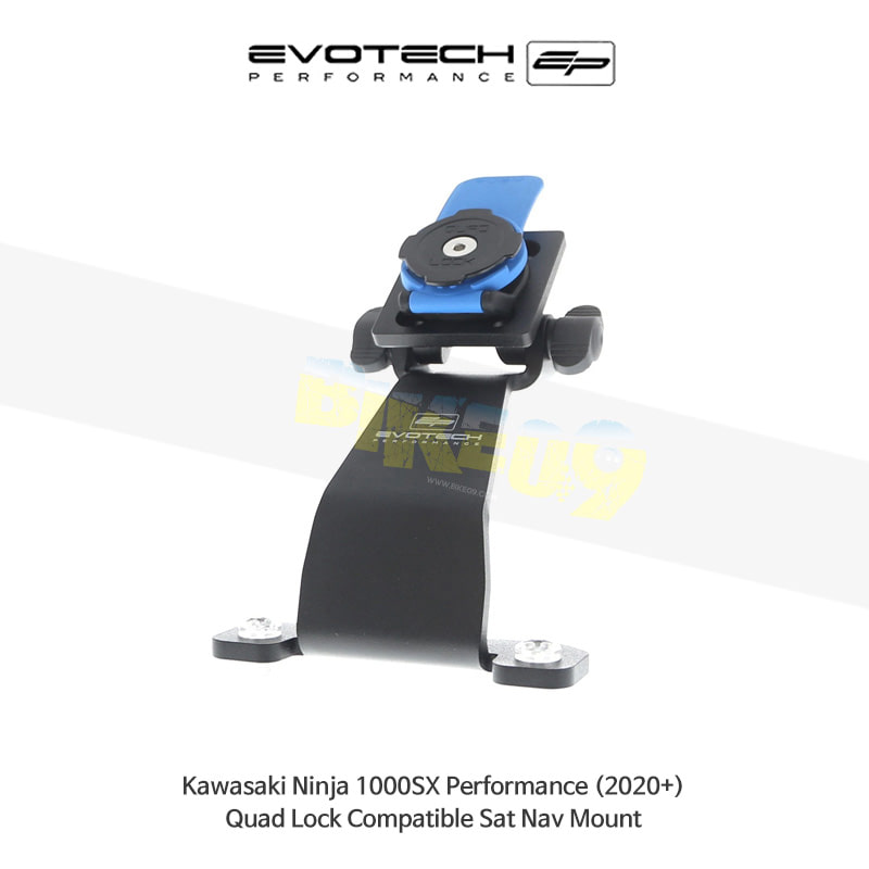 에보텍 KAWASAKI 가와사키 닌자1000SX Performance (2020+) 오토바이 Quad Lock 네비 휴대폰 거치대 PRN014568-015098-04
