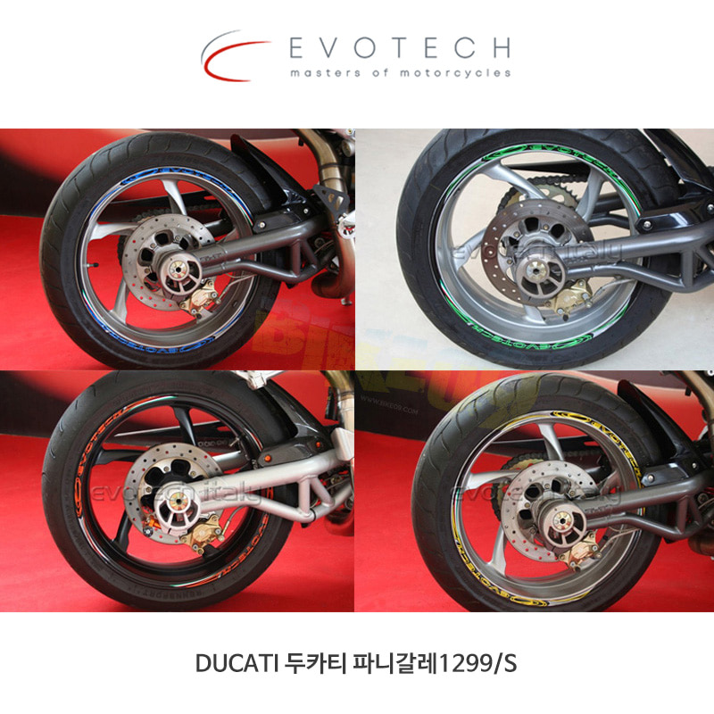 에보텍 이탈리아 DUCATI 두카티 파니갈레1299/S (15-16, 2018) 휠스티커 킷 STRIP-01