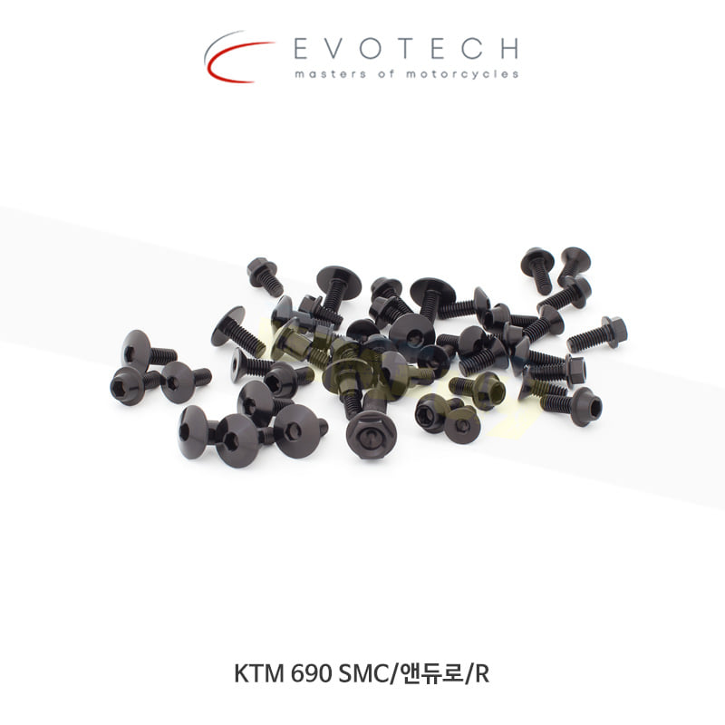 에보텍 이탈리아 KTM 690 SMC/앤듀로/R (08-17) 프레임 볼트 킷 KVT-0902