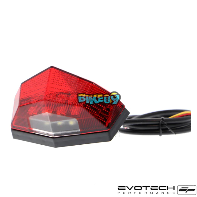 에보텍 EP 콤비네이션 후미등/번호판등(빨간색) - 프레임 슬라이더 보호 가드 오토바이 튜닝 부품 PRN003010